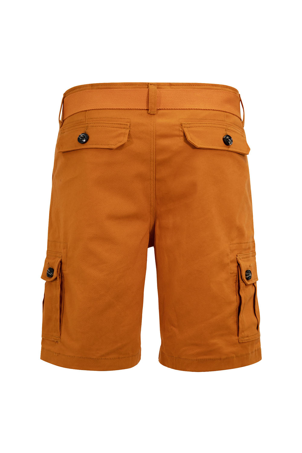 Men's Essential Solid Belted Cargo Shorts