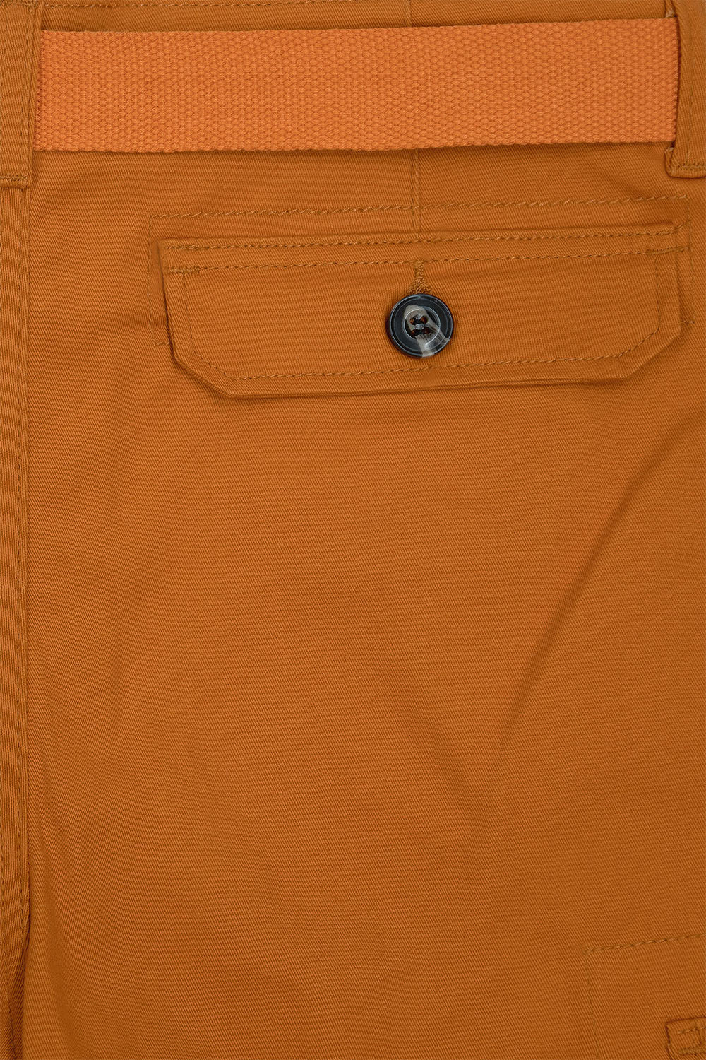 Men's Essential Solid Belted Cargo Shorts