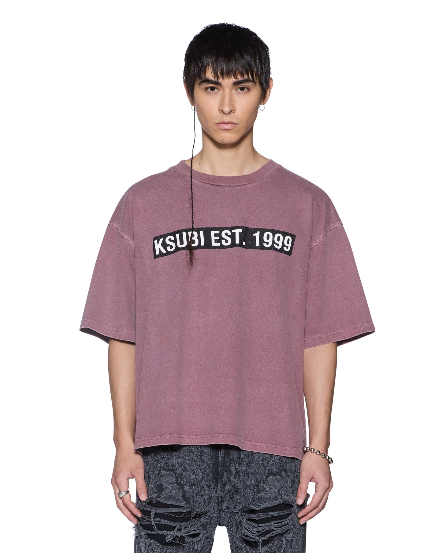 KINGS HALEN SS TEE VINTAGE PLUM