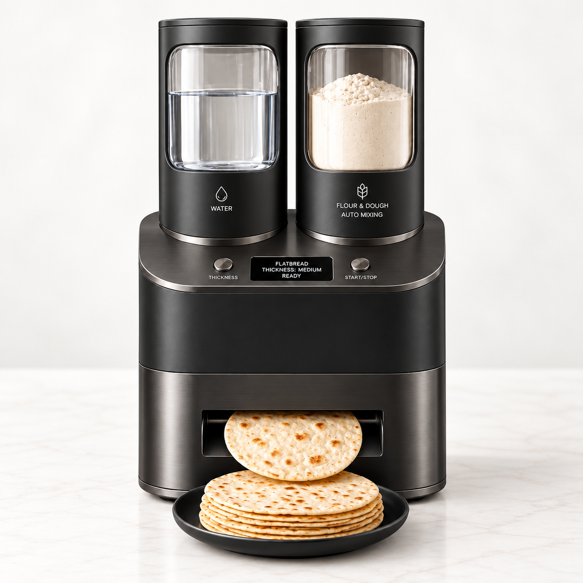 Automatic Flatbread Maker – Fresh Tortillas, Roti & Wraps at Home