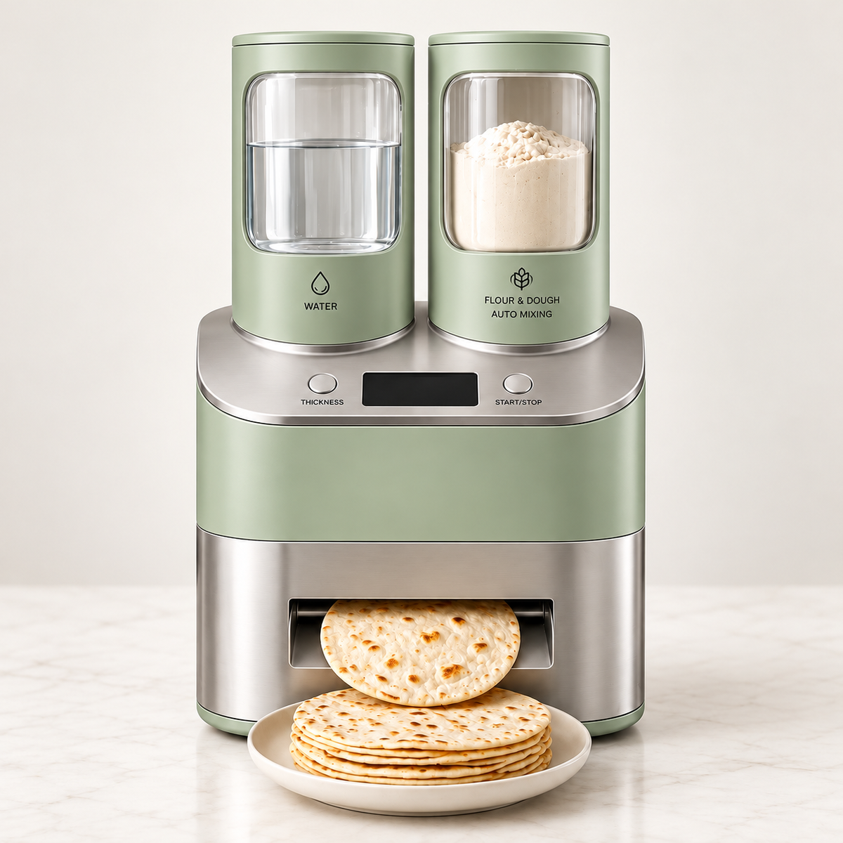 Automatic Flatbread Maker – Fresh Tortillas, Roti & Wraps at Home