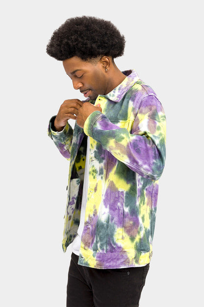 Tie Dye Denim Jacket