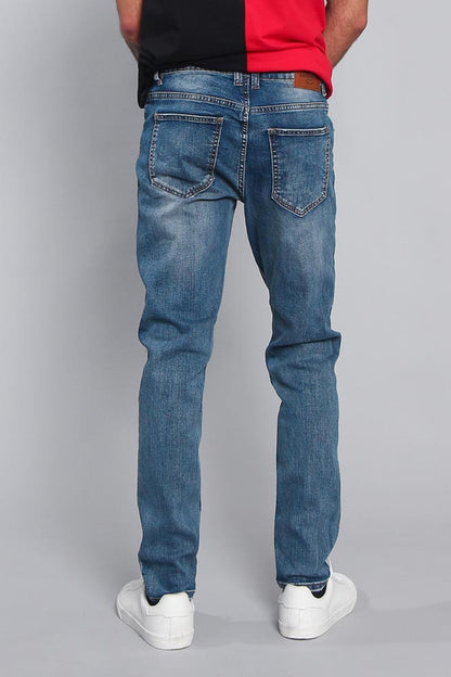 Distressed Denim Jeans
