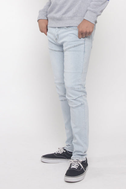 Basic Moto Biker Denim Jeans