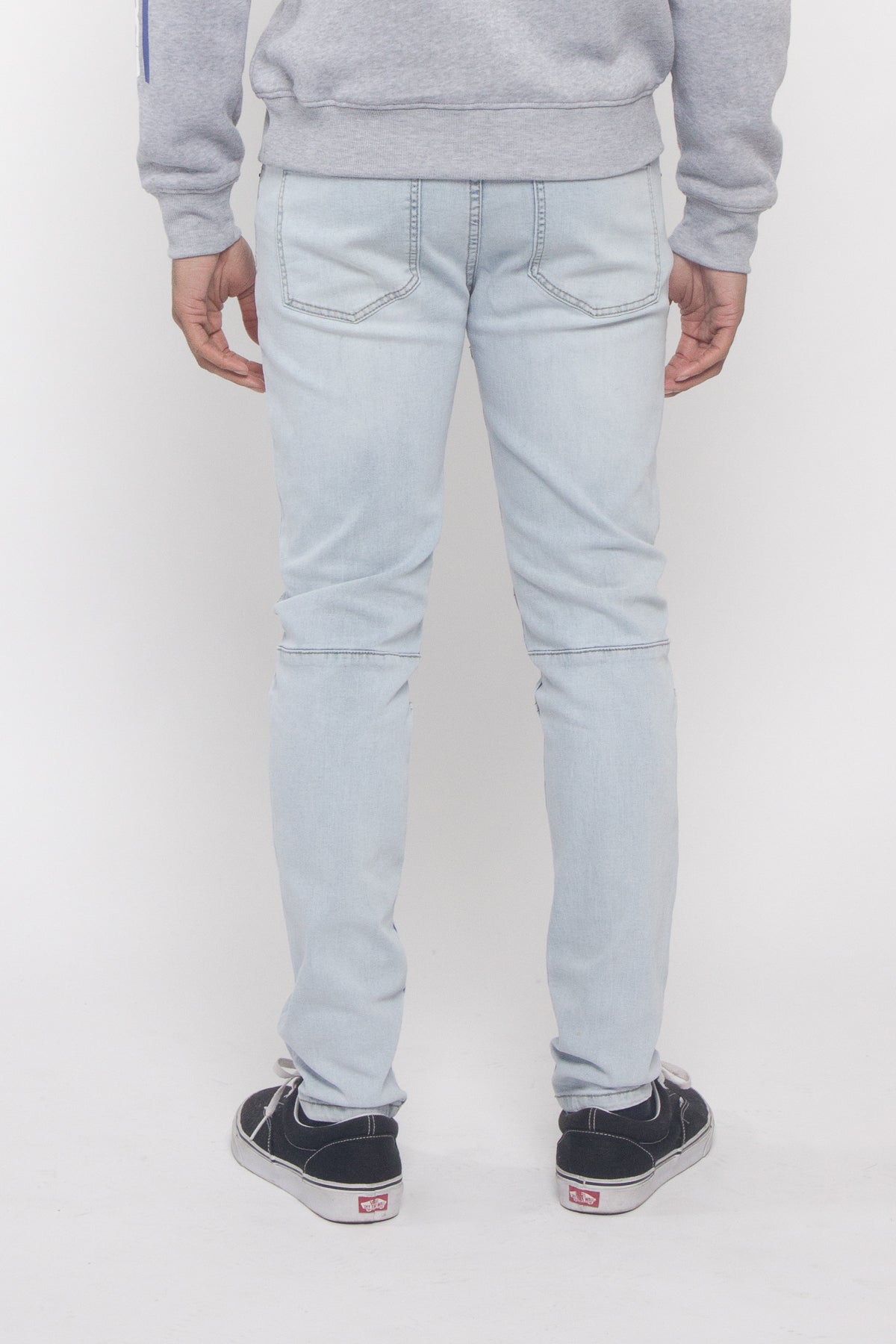Basic Moto Biker Denim Jeans