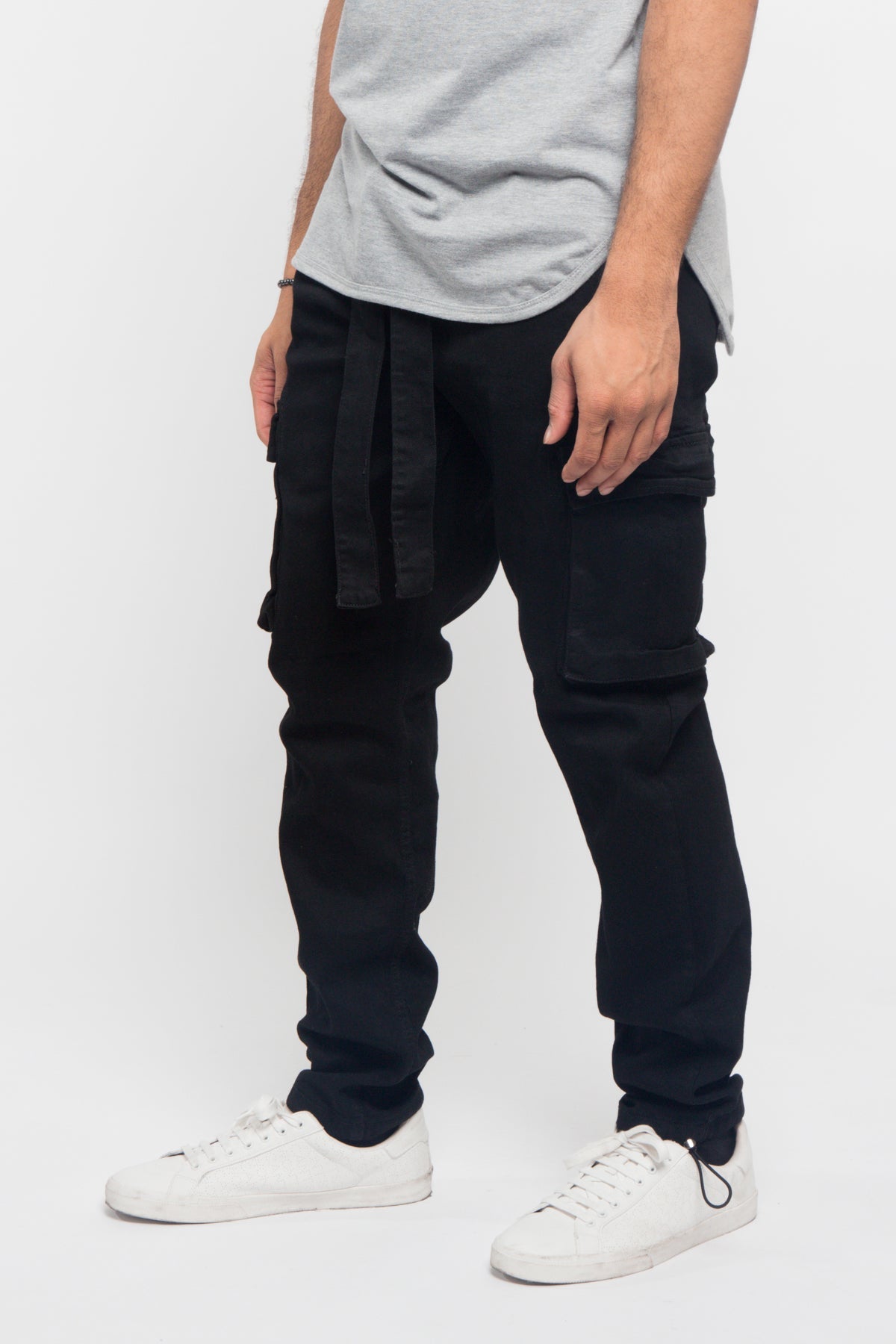 Tied Color Cargo Pants