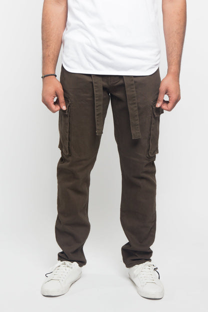 Tied Color Cargo Pants