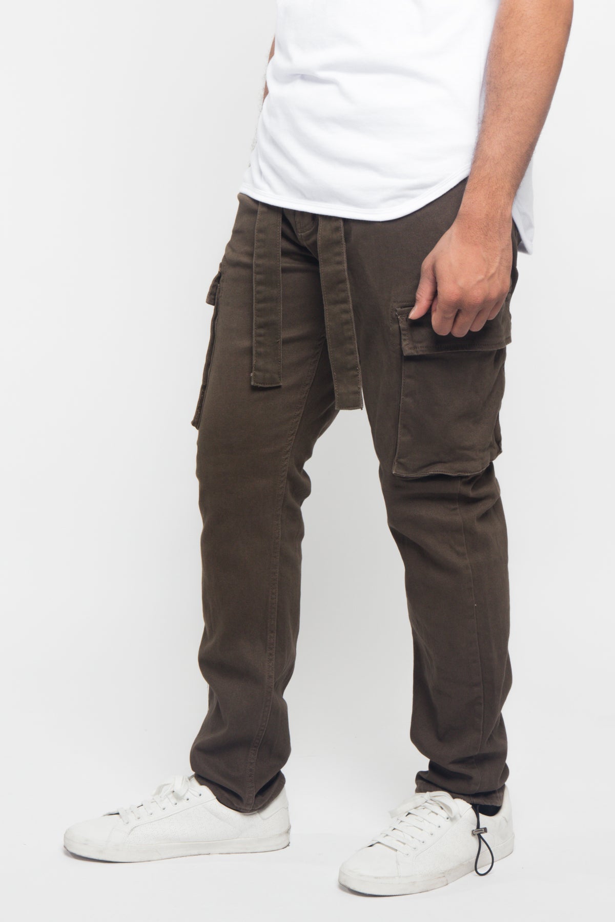 Tied Color Cargo Pants