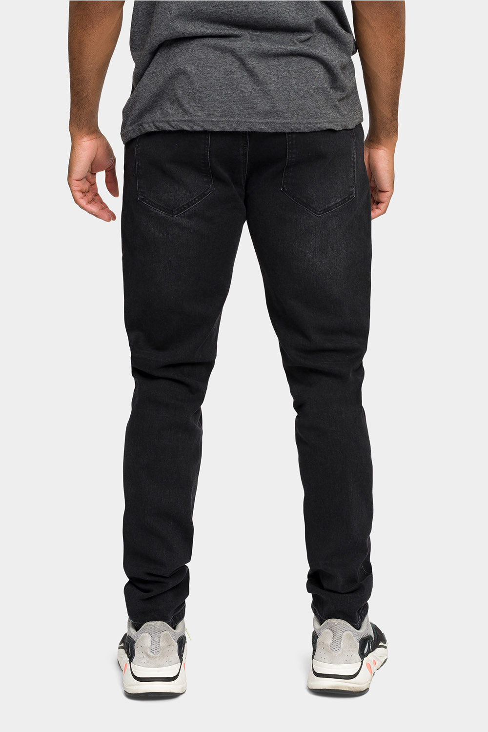 Moto Ribbed Skinny Denim Jeans