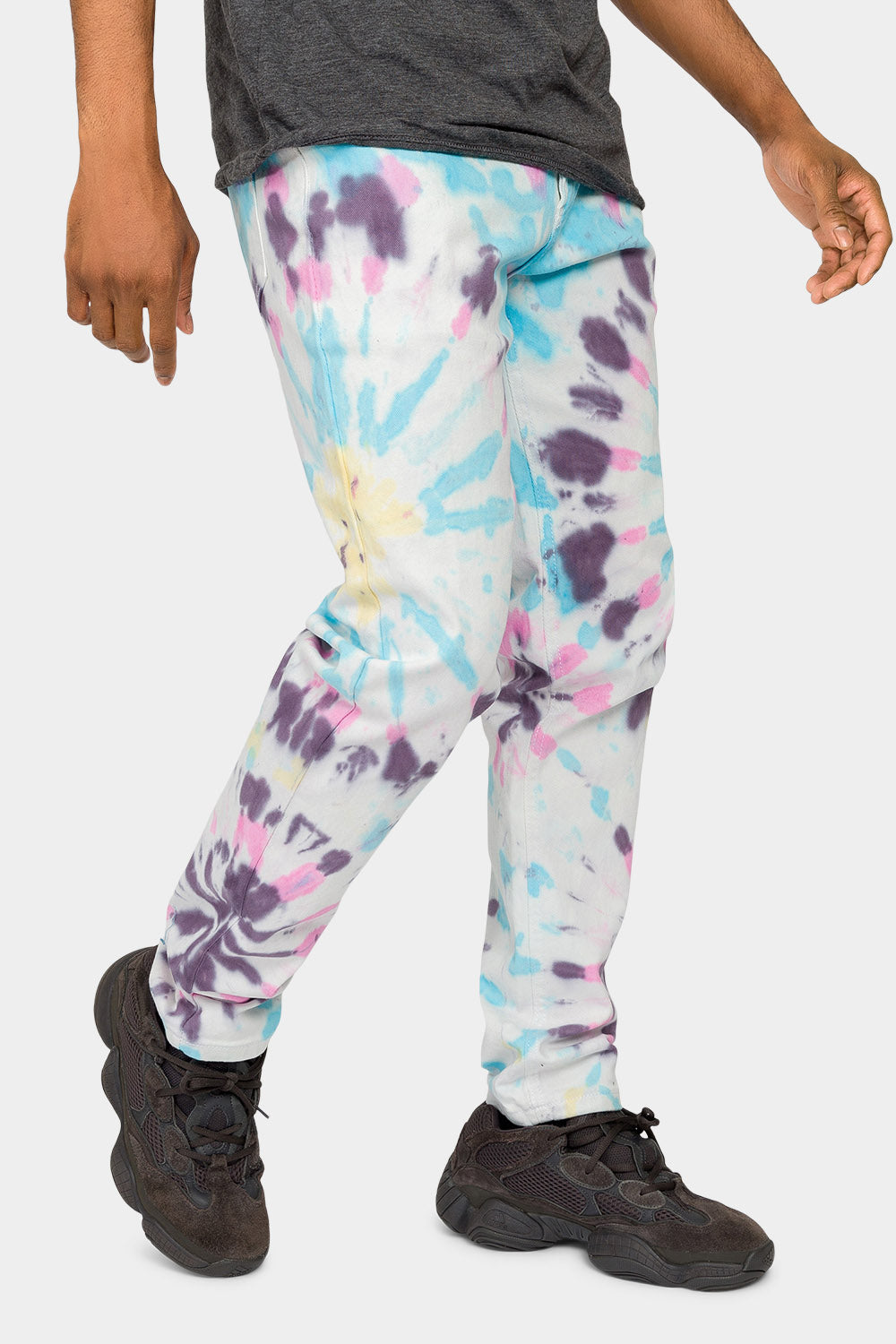 Spider Tie Dye Denim Jeans