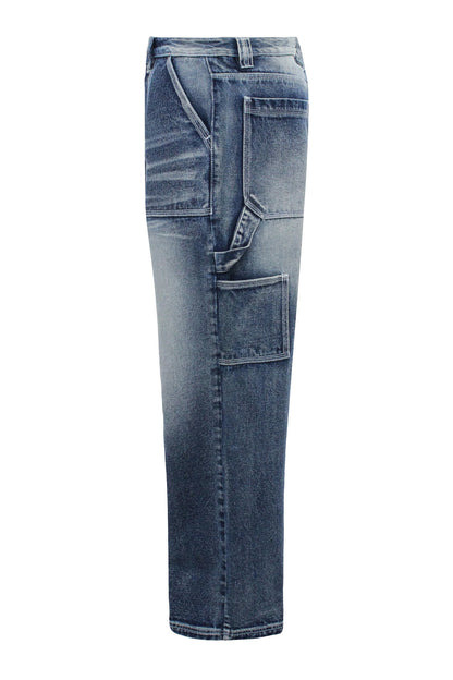 Men's Baggy Fit Carpenter Denim Jeans