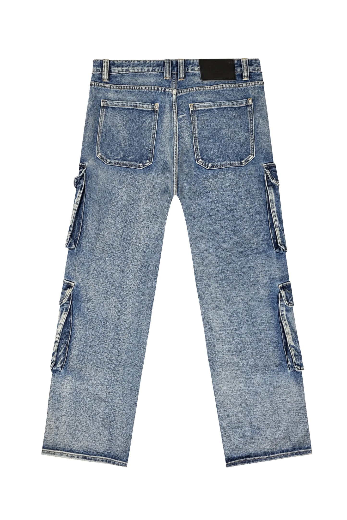 Baggy Double Cargo Denim Jeans