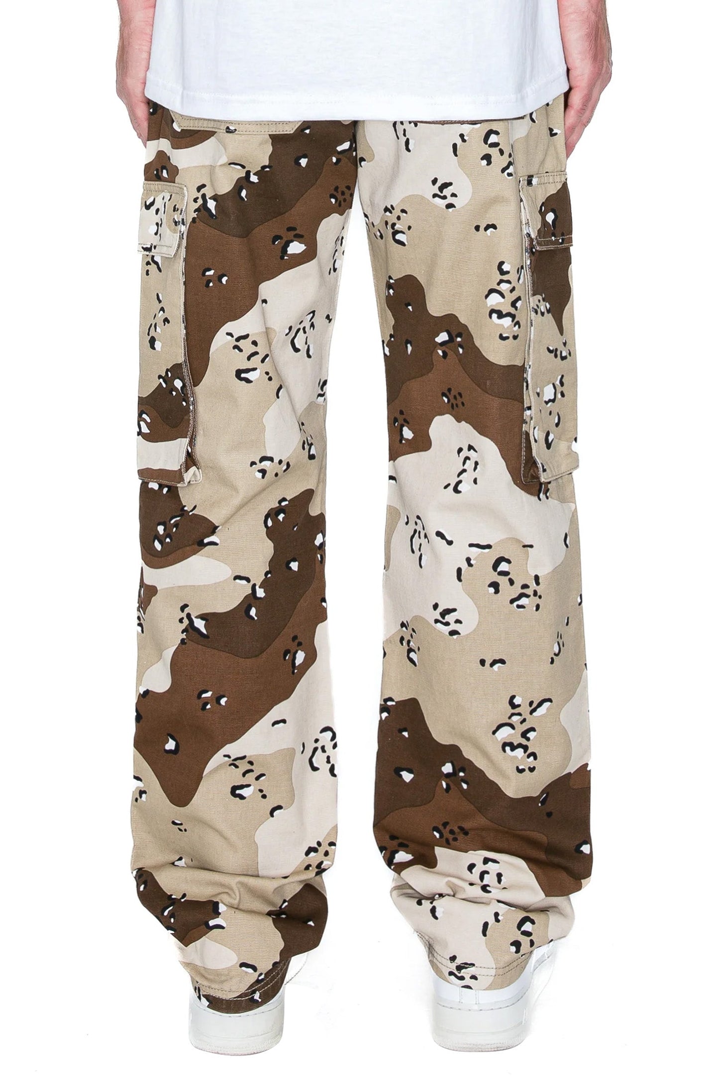 Men's Baggy Fit Desert Camo Cargo Jeans