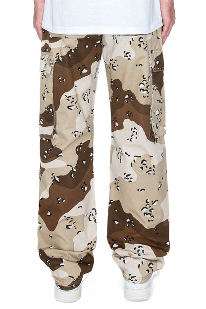 Men's Baggy Fit Desert Camo Cargo Jeans