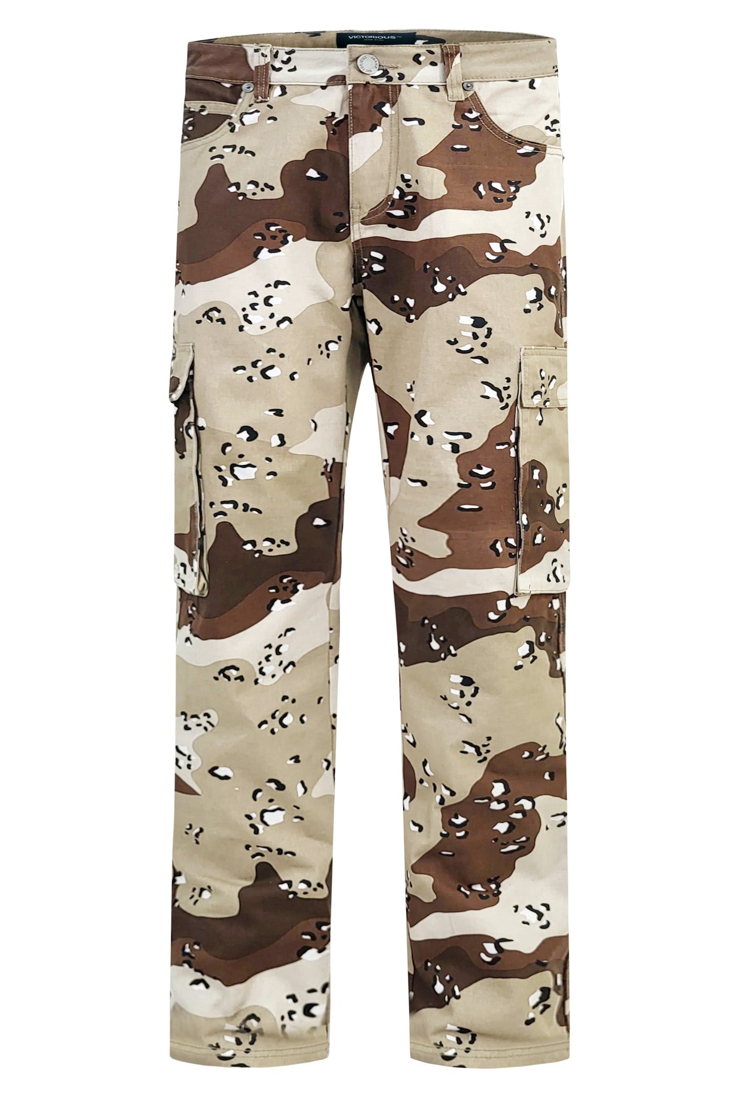 Men's Baggy Fit Desert Camo Cargo Jeans