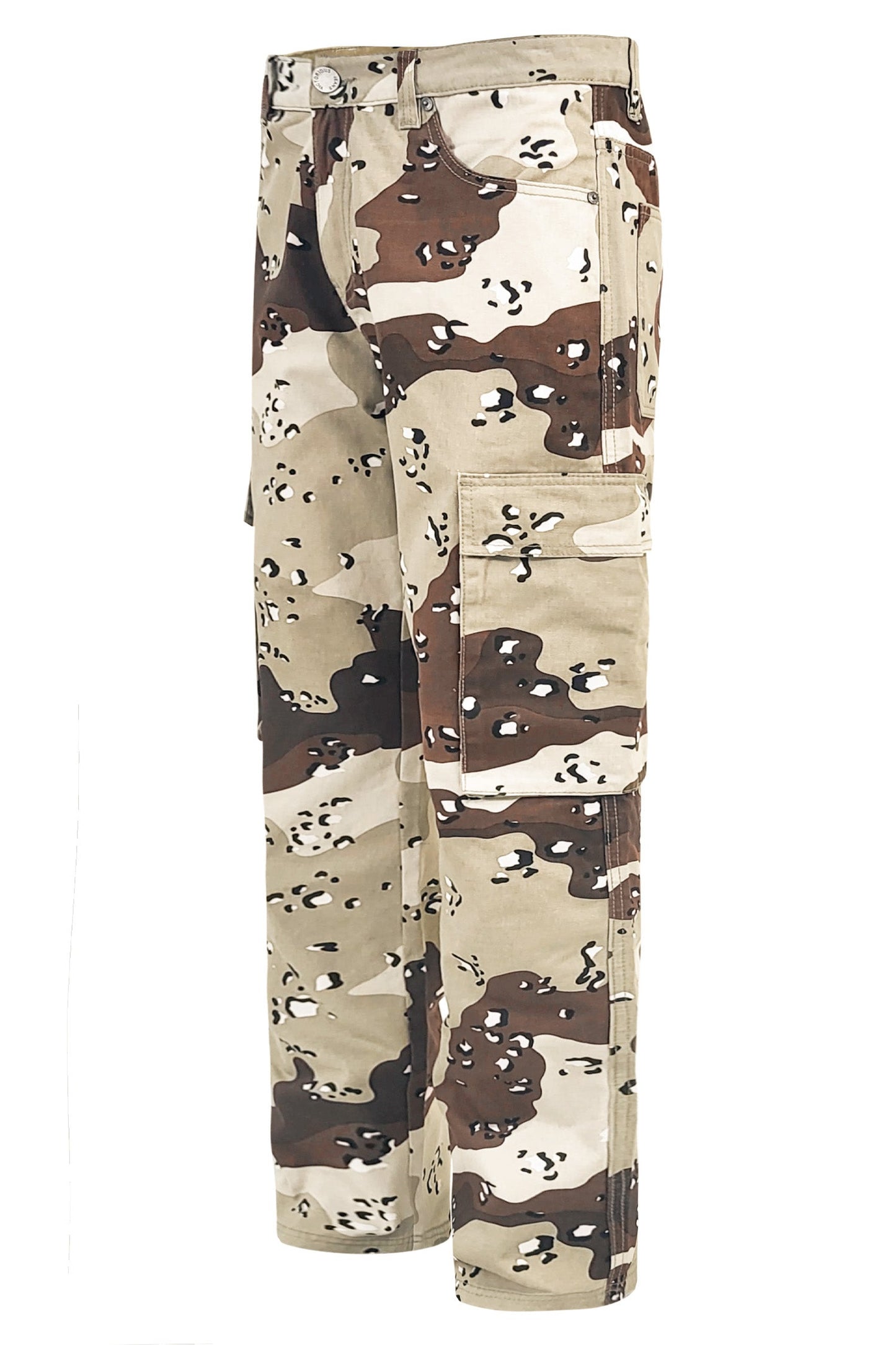 Men's Baggy Fit Desert Camo Cargo Jeans