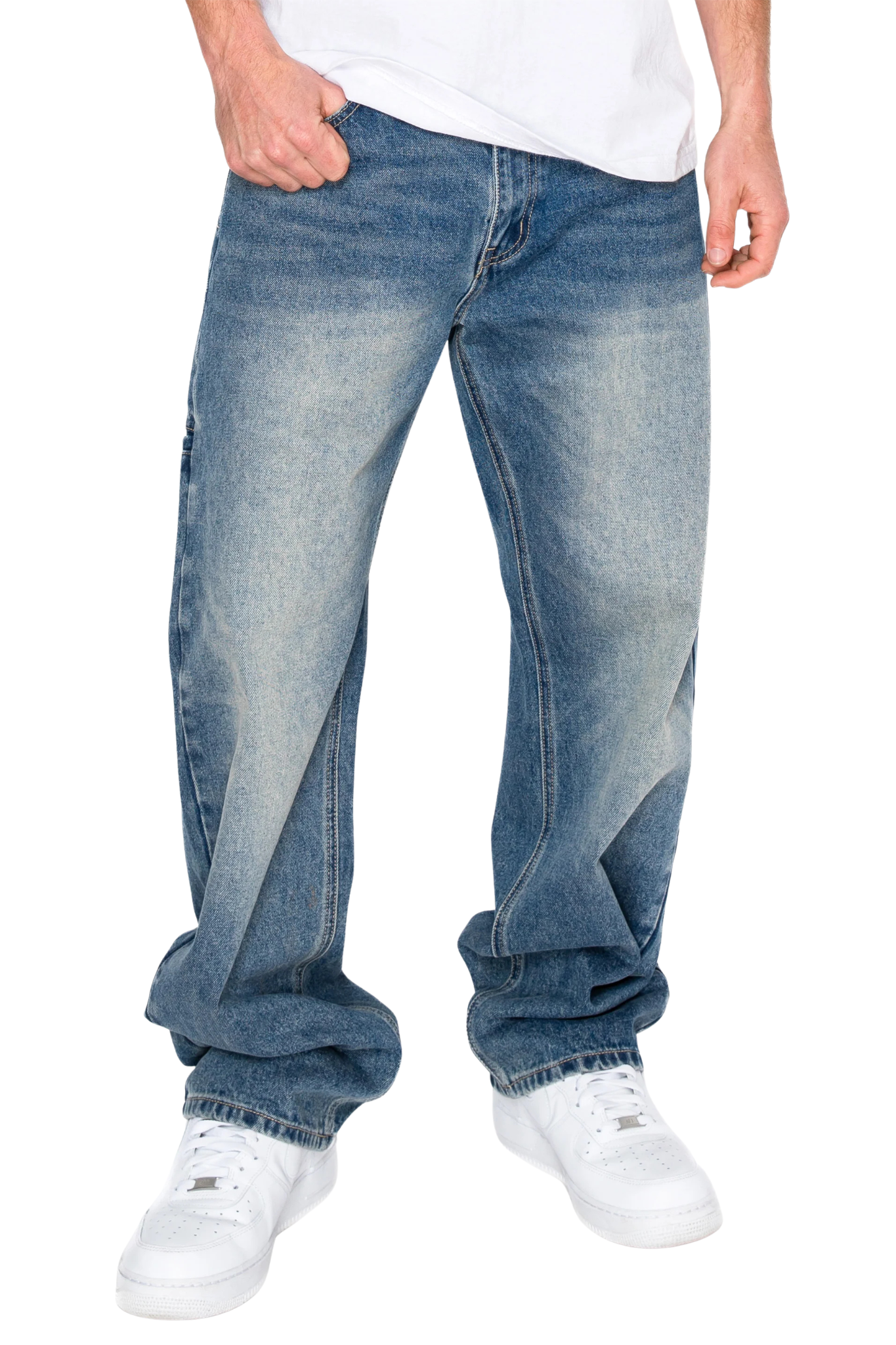 Baggy Fit Jeans With Phone pocket