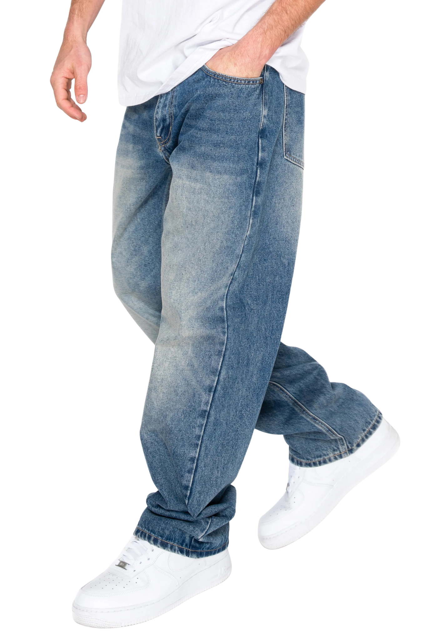 Baggy Fit Jeans With Phone pocket