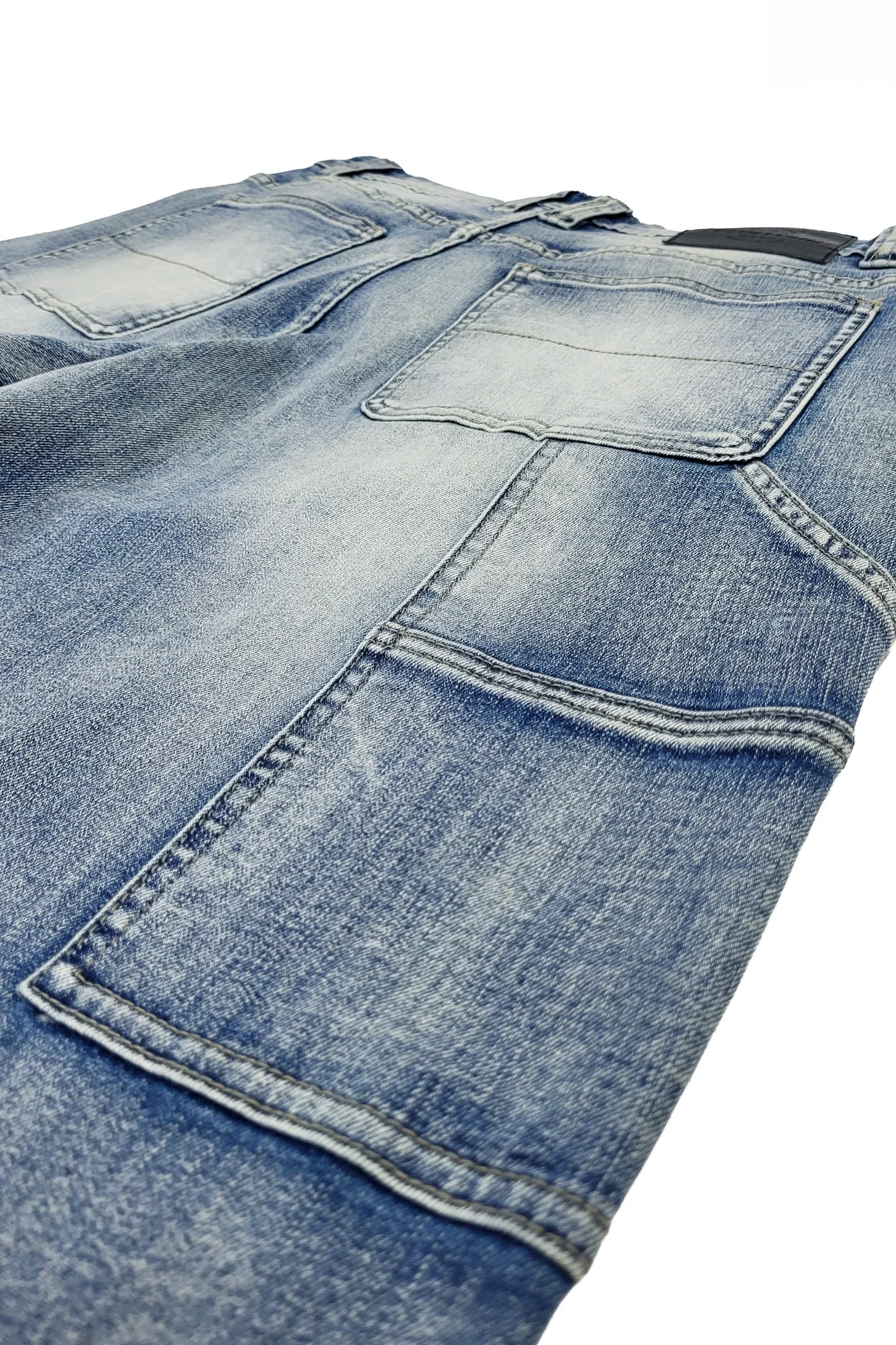 Baggy Fit Distressed Carpenter Denim Jeans