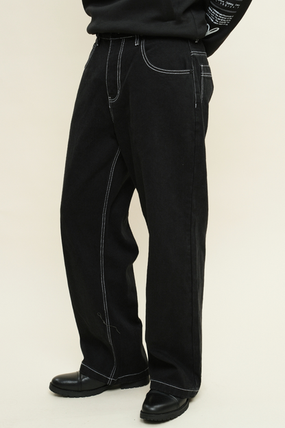 Ultra Baggy Y2K Wide-Leg Denim Jeans