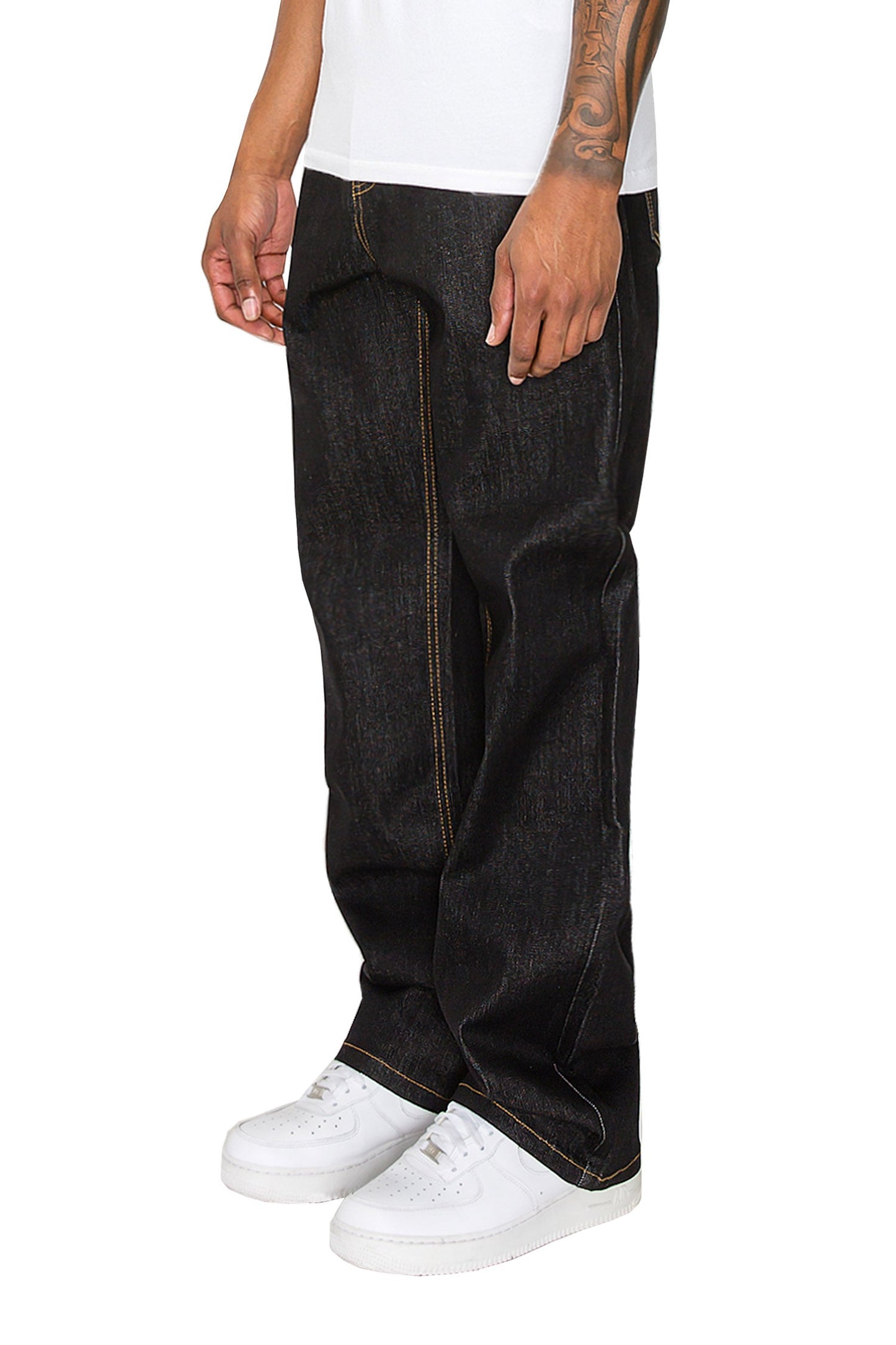 Raw Baggy Denim Jeans