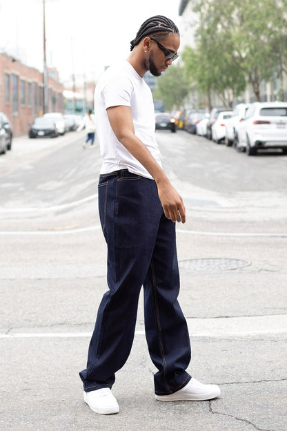 Raw Baggy Denim Jeans