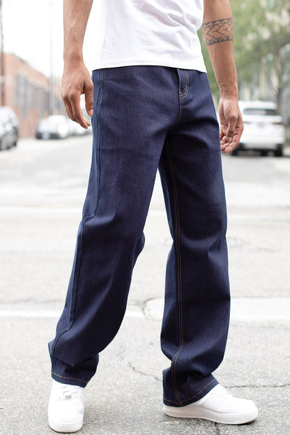 Raw Baggy Denim Jeans