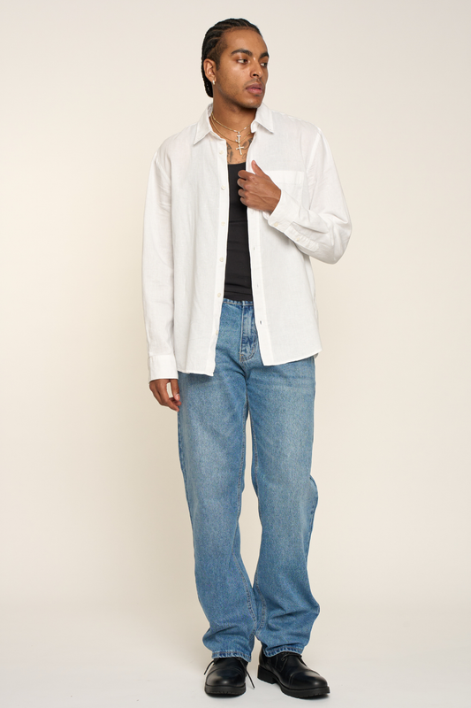 Straight Baggy Denim Jeans