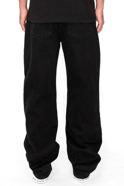 ATLAS Essential Baggy Denim Jeans - Black