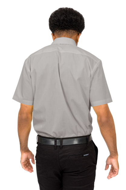 Men's Regular Fit Short Sleeve Solid Color Dress Shirts