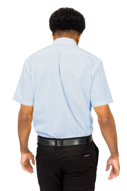 Men's Regular Fit Short Sleeve Solid Color Dress Shirts