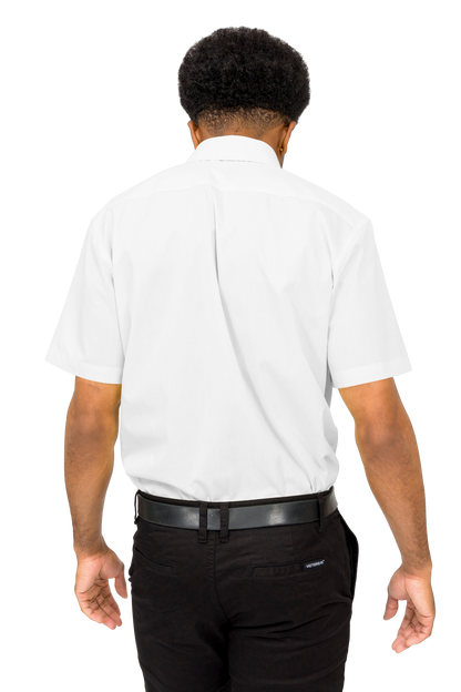 Men's Regular Fit Short Sleeve Solid Color Dress Shirts