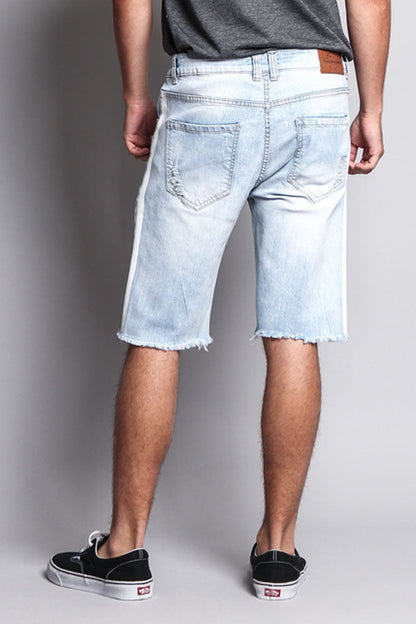 Men's Distressed Tape Shorts