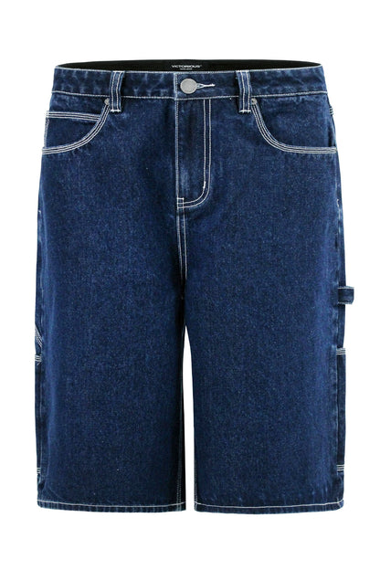 Men's Baggy Fit Carpenter Denim Shorts