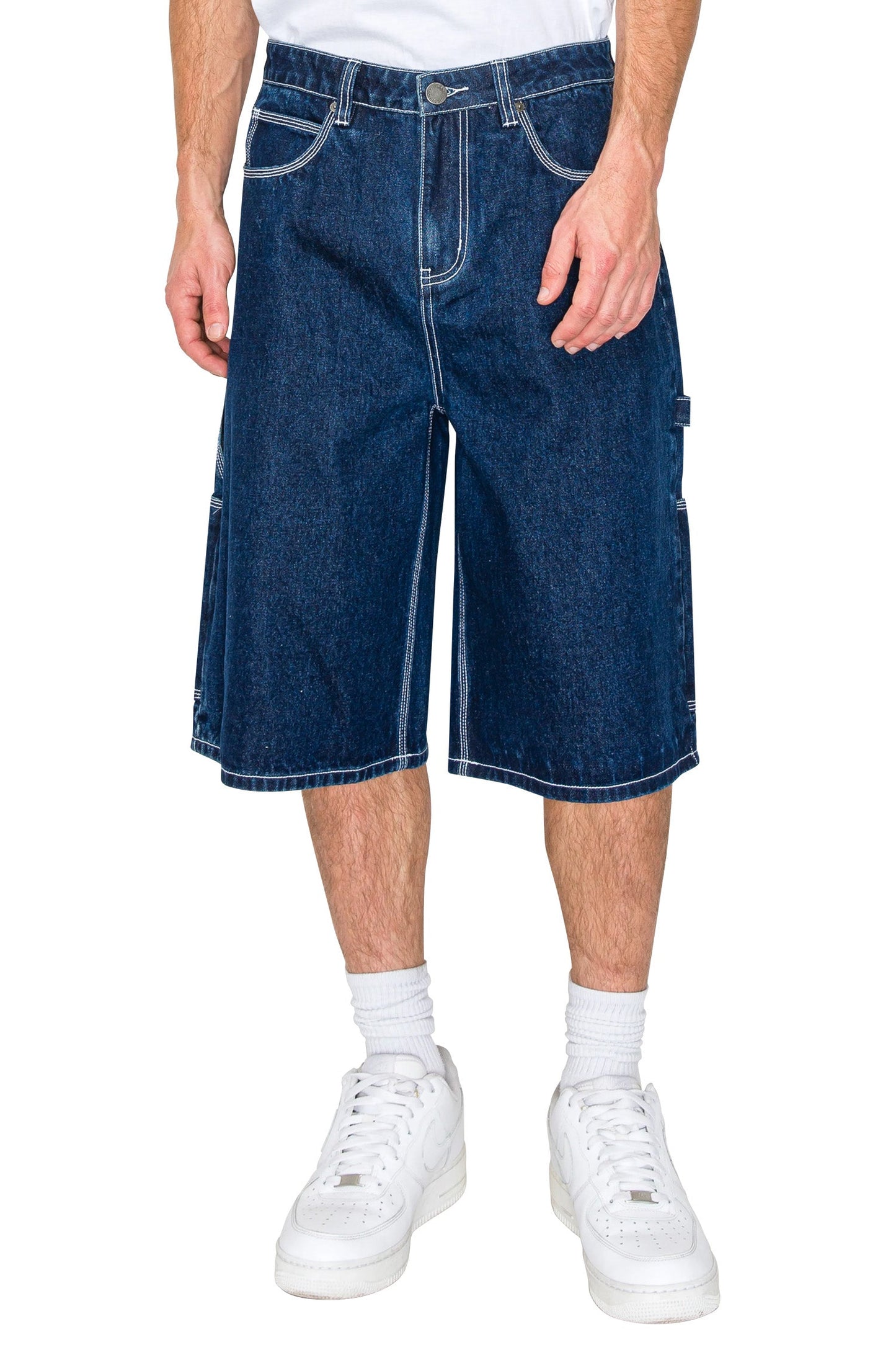 Men's Baggy Fit Carpenter Denim Shorts