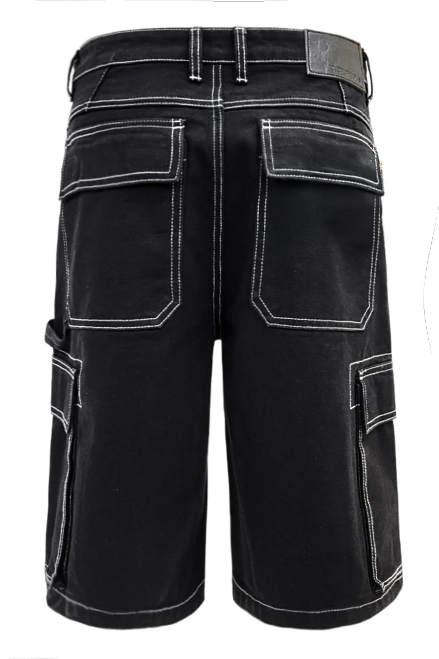 Men's Contrast Stitch Baggy Cargo Shorts