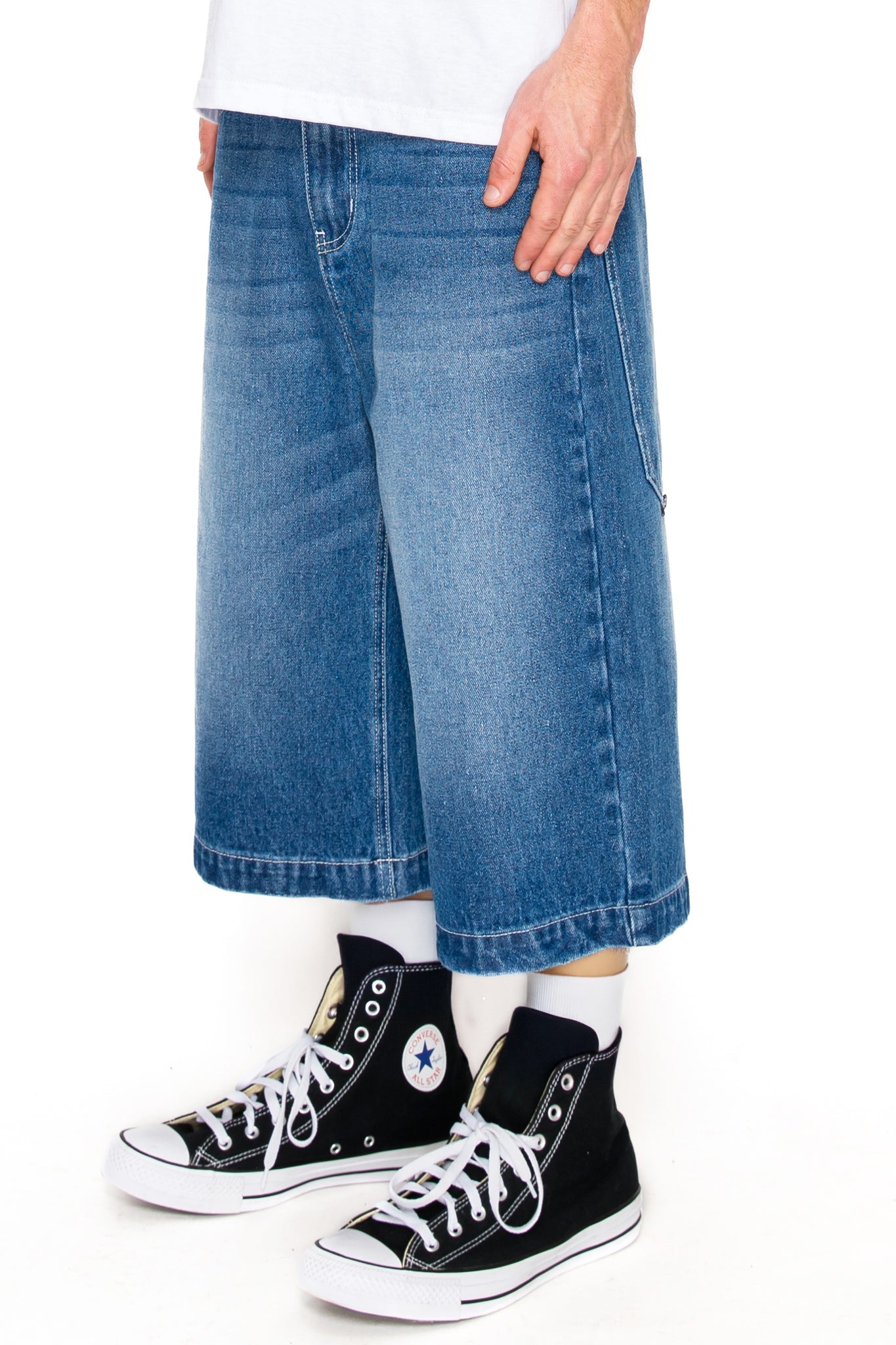 AEGIS Ultra Baggy Y2K Denim Jorts