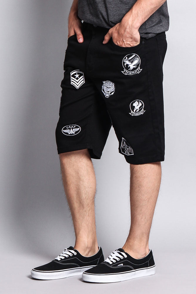 Patch Twill Shorts
