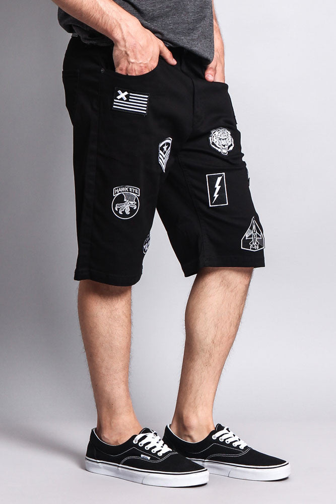 Patch Twill Shorts