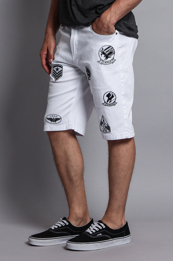 Patch Twill Shorts