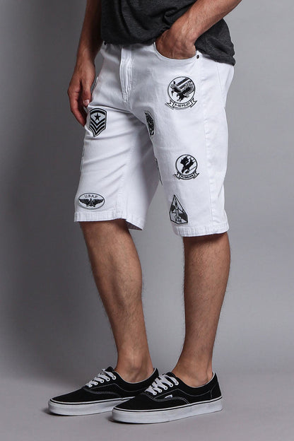 Patch Twill Shorts