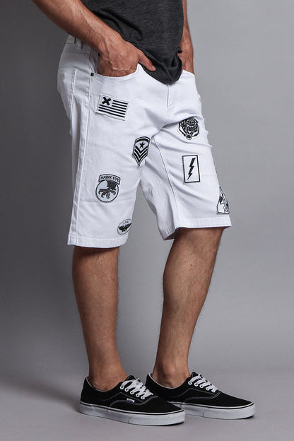 Patch Twill Shorts