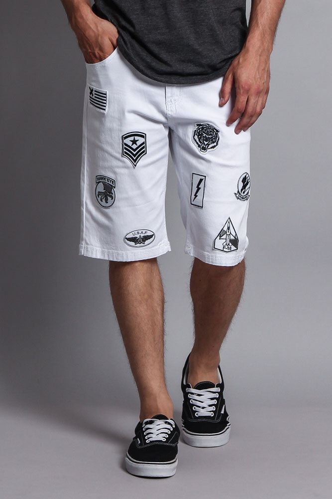 Patch Twill Shorts