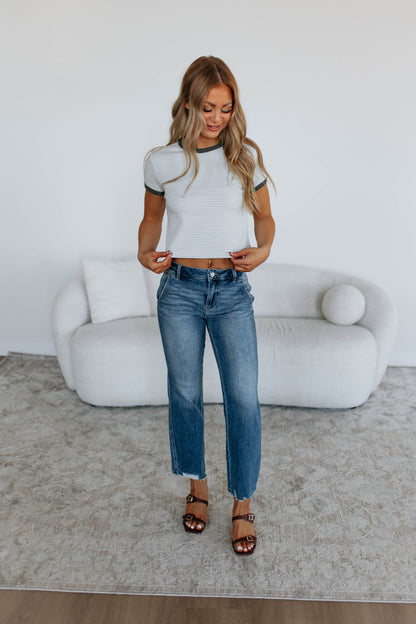 Tegan Striped Top