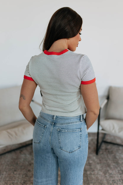 Tegan Striped Top