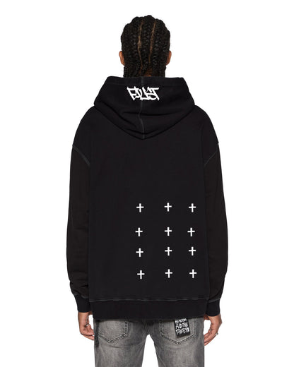 FAUST BIGGIE HOODIE JET BLACK
