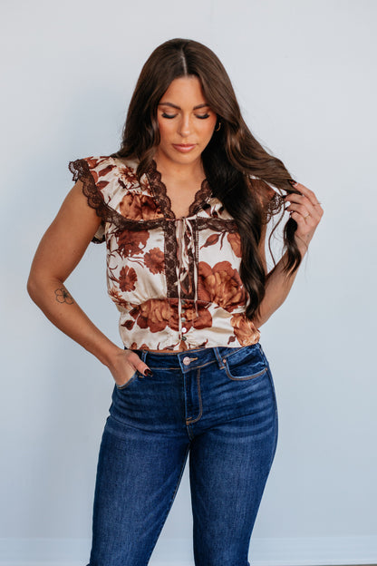 Sarina Satin Top