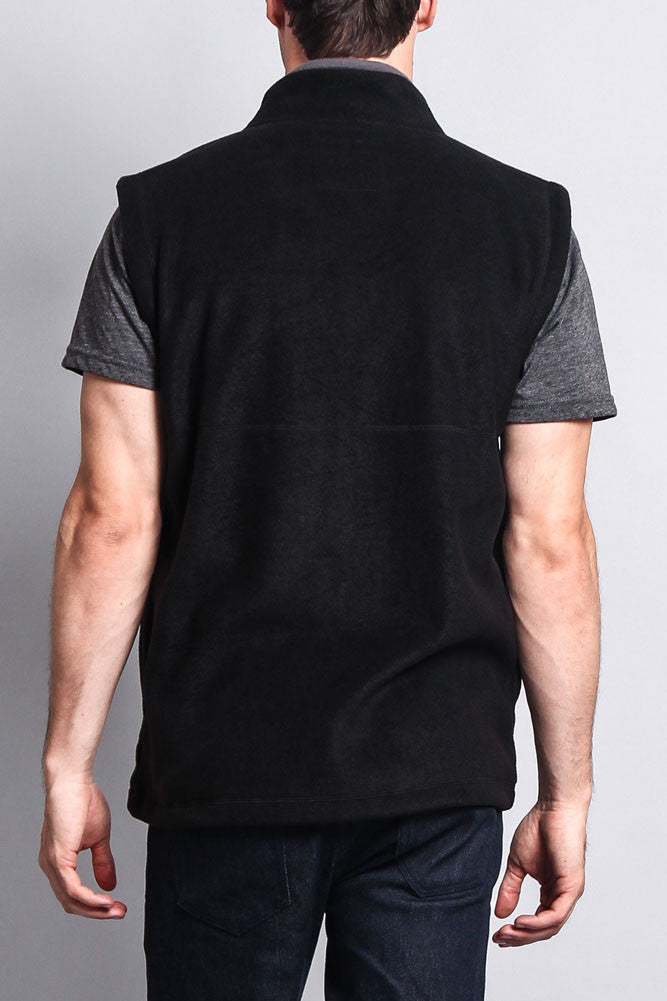 Men's Three Pocket Fleece Vest