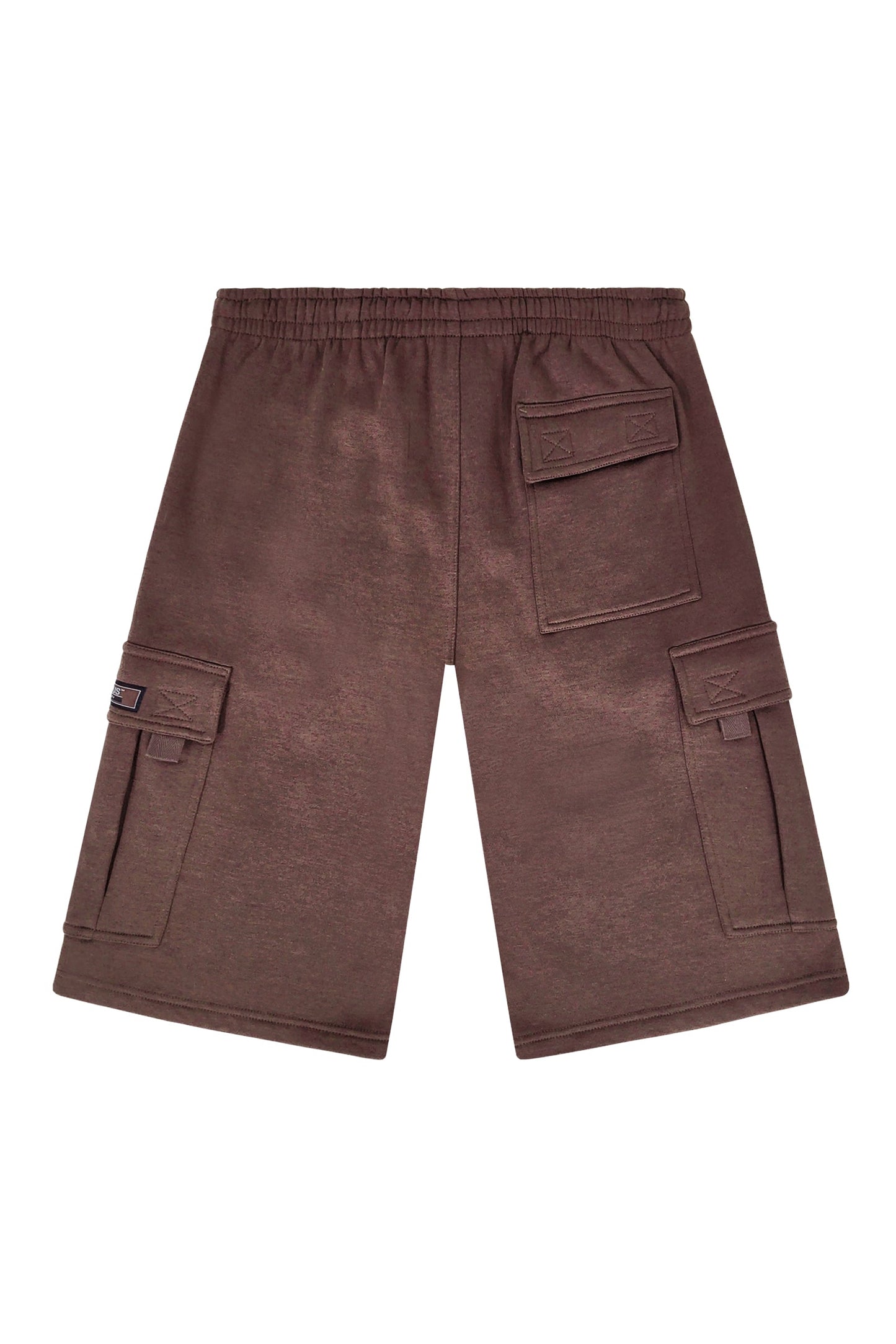 RESTRICT Baggy Fit Cargo Fleece Shorts