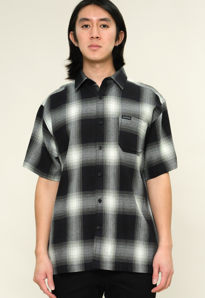 Plaid Short Sleeve Button Up Shirt